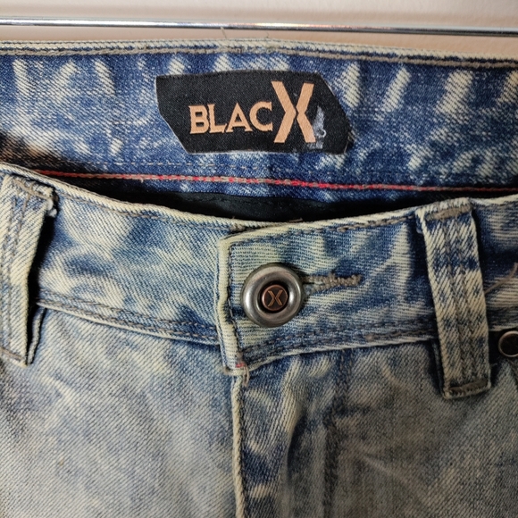 BlacX light washed distressed denim jeans - Picture 7 of 15